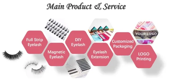 도매 새로운 25mm 밍크 속눈썹 도매 스트립 속눈썹